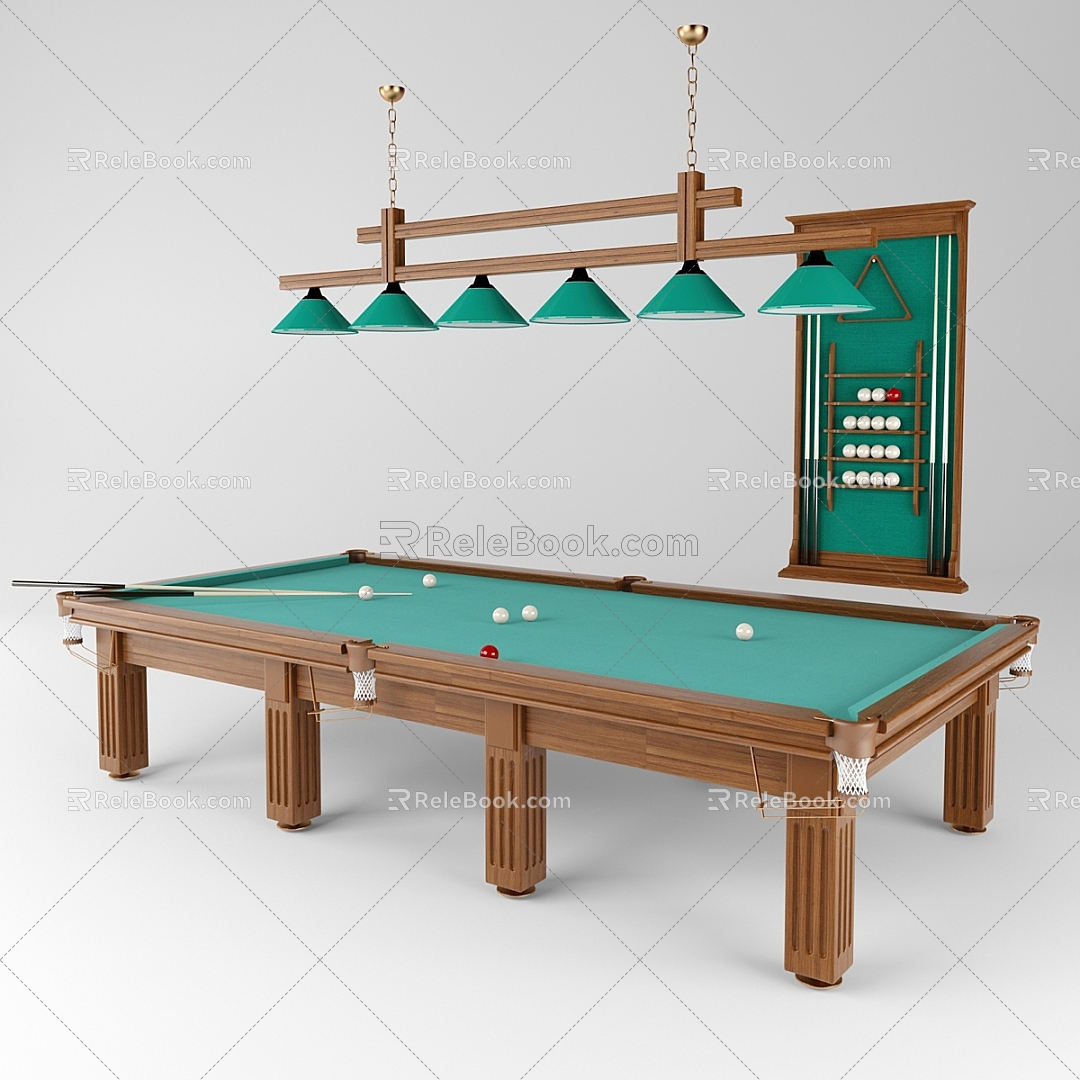 Billiard table billiards 3d model