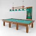 Billiard table billiards 3d model