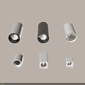 Various Styles Downlights And Spotlights With Different Colors And Shapes For Ceiling Illumination