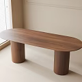 Dining Table Tea Table Desk 3d model