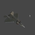 Aircraft Raptor Fighter 3d model