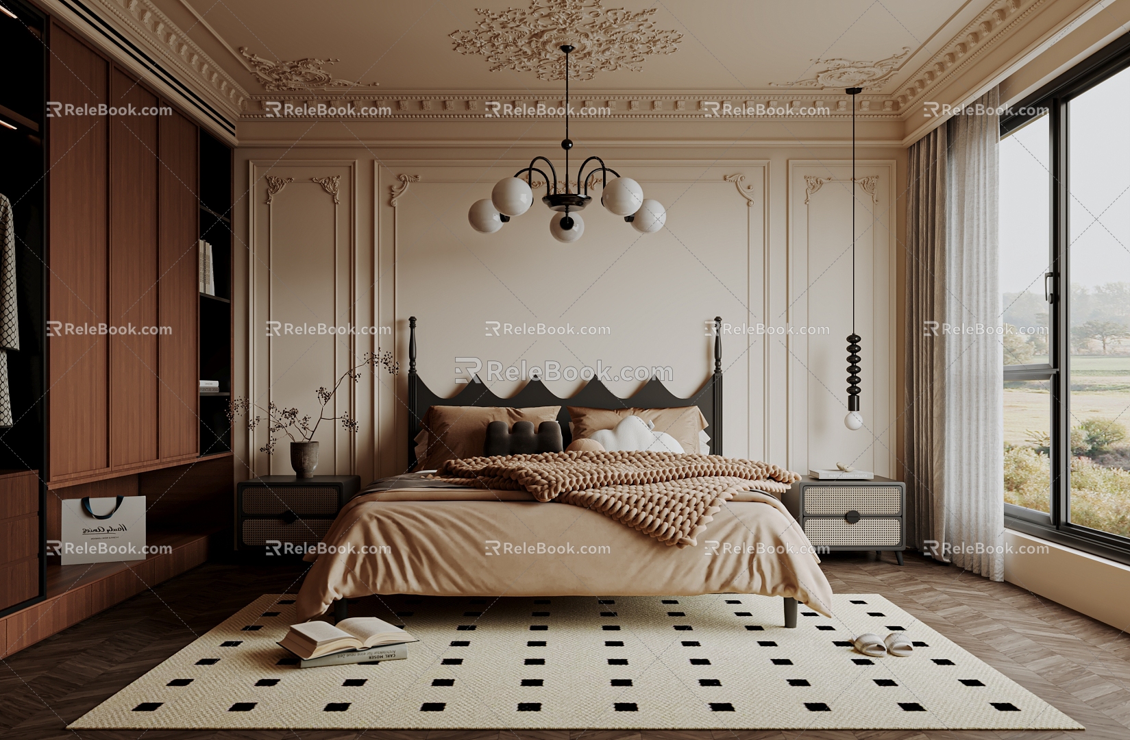 French Bedroom 3d model