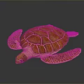 Turtle Cartoon Turtle Snapping Turtle Chickbill Turtle Reptile Cold Blooded Animal Reptile Class 3d model