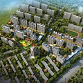 New Chinese-style Residential District Residential District Complete Set 3d model