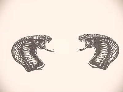 Ornament cobra head 3d model