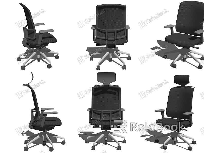 Modern office chair model