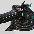 Cannon Sci-fi Cannon Battery Naval Cannon Spaceship 3d model