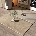 modern square carpet 3d model