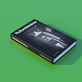 Books, notebooks, famous novels, magazines, books and periodicals 3d model