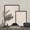 Modern Ornaments Combination Hay Vase Ornaments Combination 3d model