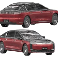 Beige Modern Sedan With Sleek Body Design And Alloy Wheels In Different Angles