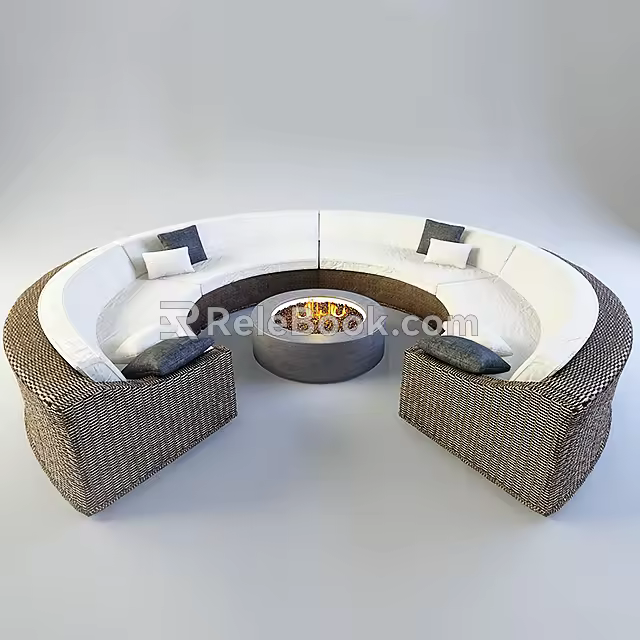 Multiplayer Sofa 3d model