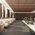 Modern Hall Lobby View 3d model