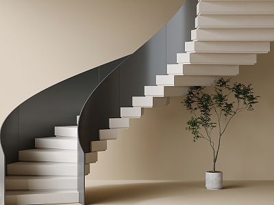 revolving staircase 3d model