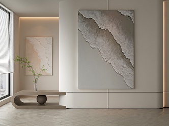 modern decorative painting 3d model