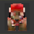 Modern Multicolored Pixelated Commercial Equipment With Stacked Block Structure And Vibrant Tones