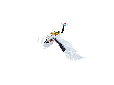 Crane Animation Crane White Crane Animation Red Crowned Crane White Crane Mount model