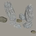 Natural Rockery Stones With Various Sizes Shapes And Textured Surfaces For Garden Decoration
