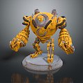 Modern Robot Mech Warrior Mech Soldier Machine Battlearm Mechanical Battlearm 3d model