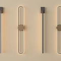 Modern Minimalist Wall Lamps With Sleek Metal Frames And LED Lighting