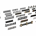 Various Ornamental Fencing Styles with Metal and Wooden Designs for Different Applications