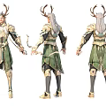 High Quality 3D Game Characters 3d model