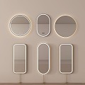 Modern Mirror Bathroom Mirror Cosmetic Mirror Decorative Mirror Full-length Mirror Bathroom Mirror 3d model