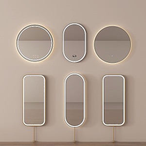 Modern Mirror Bathroom Mirror Cosmetic Mirror Decorative Mirror Full-length Mirror Bathroom Mirror 3d model