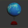 Modern Holographic Projection Holographic Projector Slide Projector Equipment 3d model