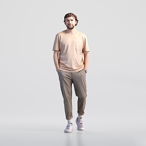 modern man 3d model