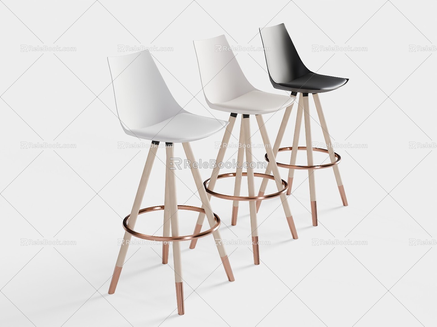 BANQUETA Bar Chair 3d model