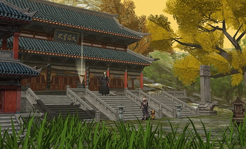 Chinese ancient building 3d model