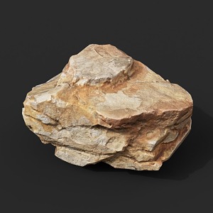 Rock Stone Block Stone Boulder Stone Natural Landscape 3d model