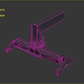 Industrial Metal Mechanical Device With Extended Arm And Stable Base