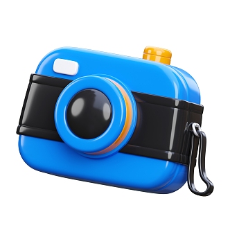 Modern Camera Cartoon Camera 3d model