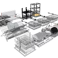 Kitchen Cabinet Storage Solutions With Metal Dish Racks And Utensil Organizers