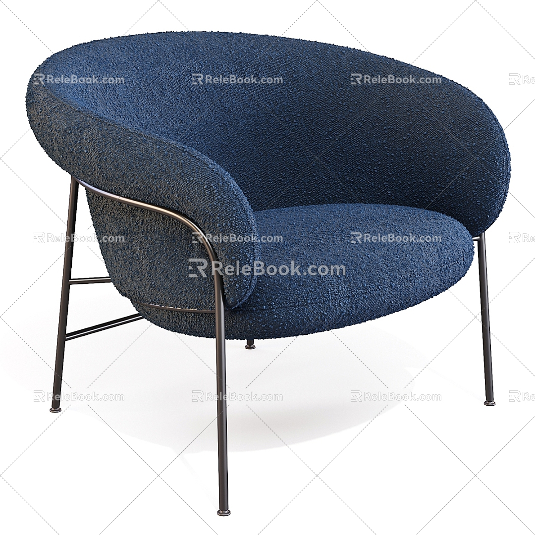 Sofa coffee table combination 3d model