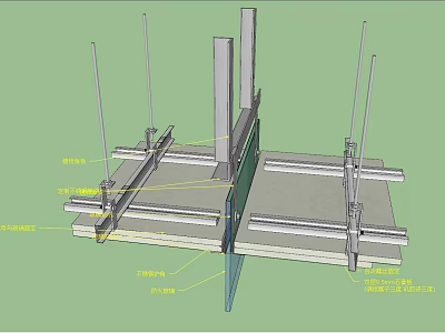 Building Hardware Tools With Embedded Adjustment And Support Components For Structural Installation 3d model