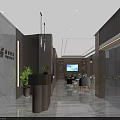 Luxurious Modern Bank Private VIP Reception Lounge Interior Design With Comfortable Seating And Warm Lighting