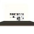 Daily Use Electrical Appliances Including Coffee Machines Water Dispensers Mini Fridges On Counter And Wall