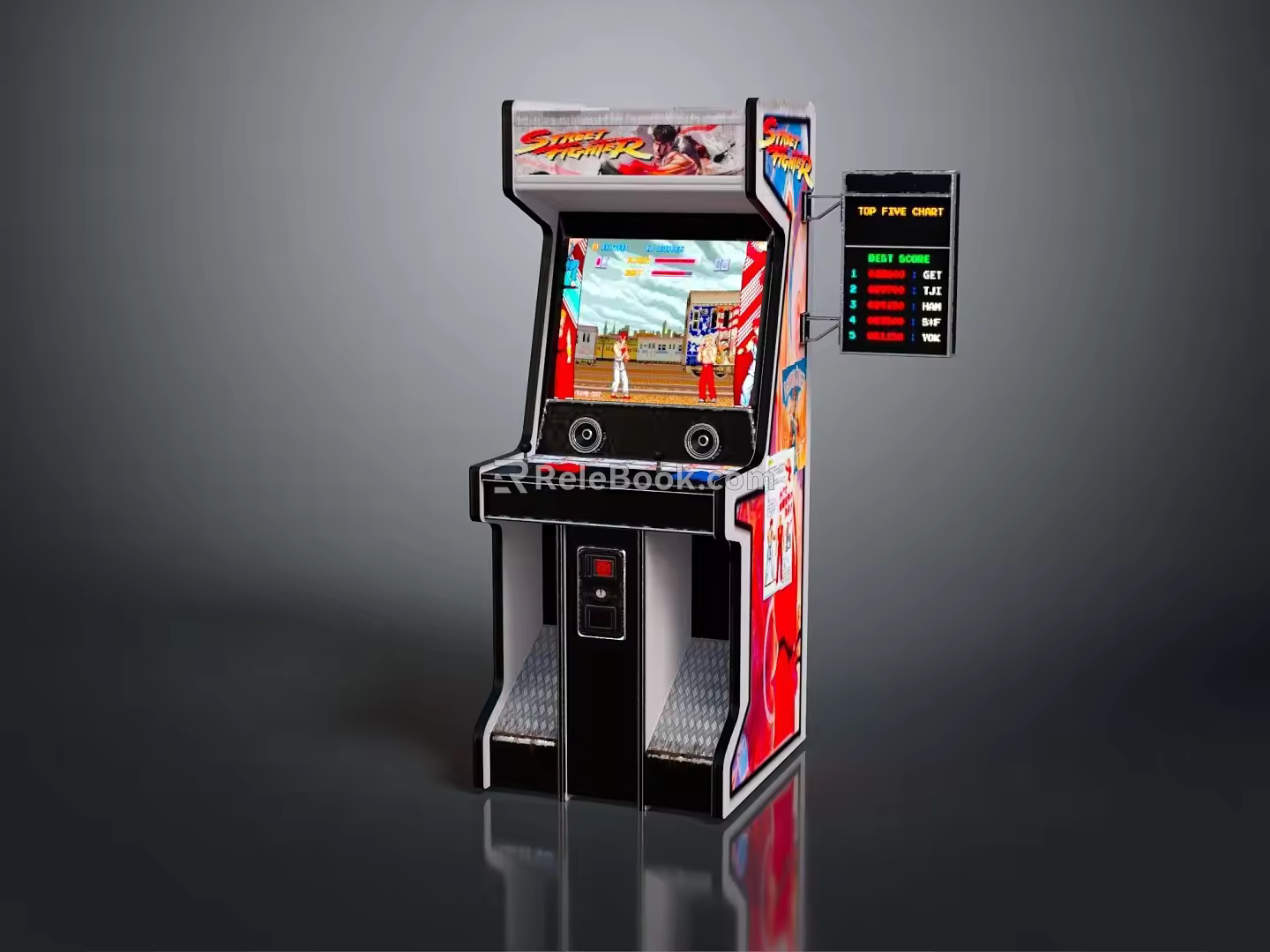 Modern game machine large game machine coin-operated game machine arcade 3d model