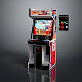 Modern game machine large game machine coin-operated game machine arcade 3d model