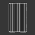 Stylish Golden Metal Multi Tiered Wire Storage Rack With Modern Design For Home Organization