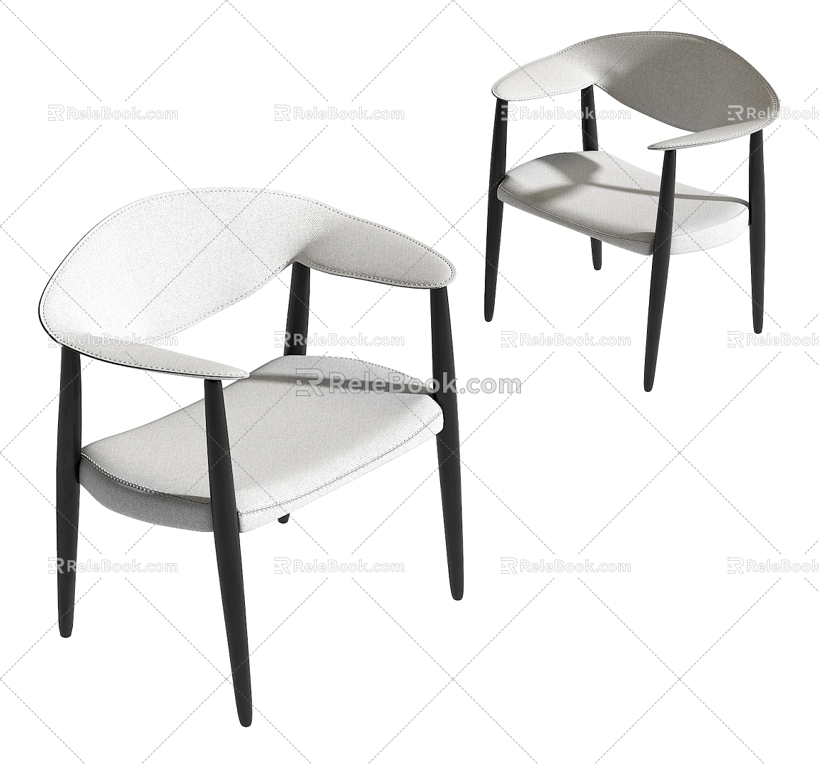 Modern Dining Chair 3d model