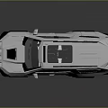 Modern White Military Vehicle Featuring Rugged Exterior Large Tires And Roof Rack