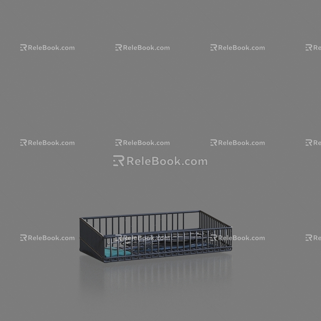 Storage Basket Grocery Basket Storage Box Grocery Box Storage Box Storage Basket Basket Basket 3d model