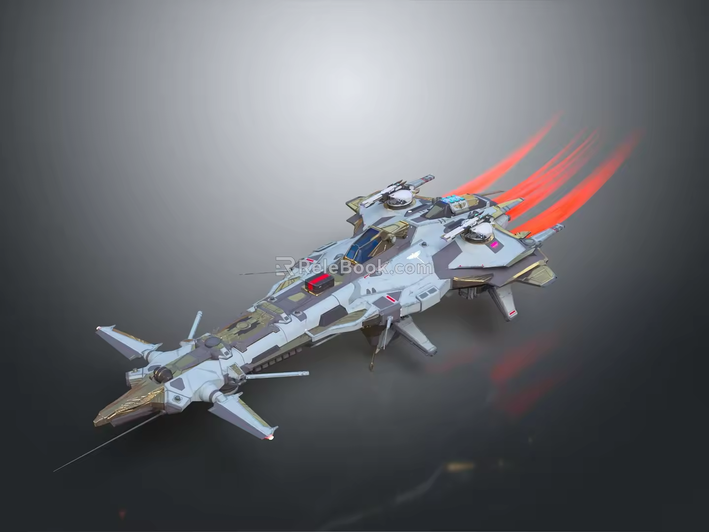 Modern fighter sci-fighter sci-fighter space fighter 3d model