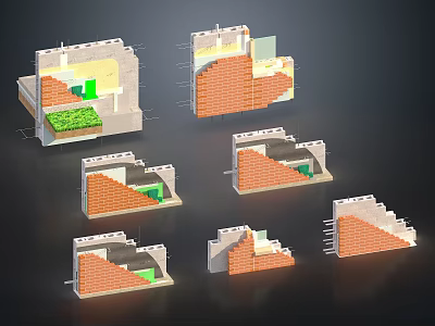 Building Node Construction Node Wall Node Construction Detail Structural Detail Building Structure Wall Structure Node Structure Window Node Structure Ground Structure 3d model