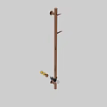 Modern Bathroom Accessories With Metal Hooks In Copper Black And Gold Colors