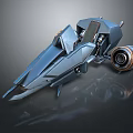 Futuristic Mechanical Device With Sharp Metal Structure Gear And Wheel Components